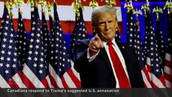 Trump's '51st state' taunts get mixed reaction in Canada News Clip