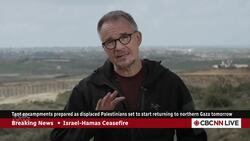 Gazans ready tent camps for families returning to north after ceasefire News Clip