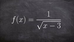 How to determine the domain of a rational function - domain and range Instructional Video
