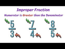 Improper Fractions Instructional Video