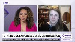 Starbucks Employees Push To Unionize News Clip