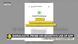 Signalgate: Pentagon launches probe into Pete Hegseth over leak of sensitive military information News Clip
