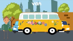 Phonics - sound of V, letter V. ESL videos for teachers and students Instructional Video