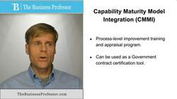 Capability Maturity Model Integration Instructional Video