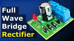 Full Wave Bridge Rectifier + Capacitor filters + half wave rectifier Instructional Video