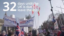 Countdown to Brexit: 32 days until Britain leaves the EU News Clip