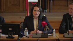 CLEAN : Exiled Belarus opposition leader reacts to winning EU parliament award News Clip