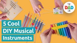 5 DIY Musical Instruments Instructional Video
