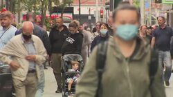 UK: Shopping district in Middlesbrough Town Centre. News Clip