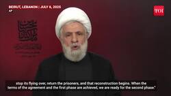 Hezbollah Chief Says Lebanese Group Won't Surrender Arms; Calls For Israeli Withdrawal From Lebanon News Clip