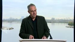 Jonathan Bartle speaking at the launch of the Green Party manifesto News Clip