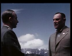 Garden and terrace scenes from Berghof Stock Footage