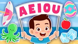 Discover The 5 Vowels! | Basic Learning Songs For Kids Instructional Video