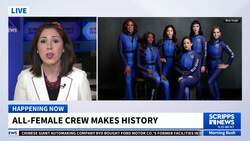 All-female crew makes history in Blue Origin spaceflight News Clip