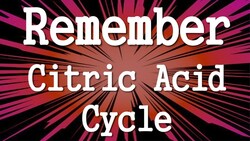 How to Remember the Citric Acid Cycle in 30 secs Instructional Video