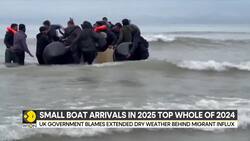 UK Sees Nearly 50% Surge in Migrant Arrivals by Small Boats in 2025 | WION News Clip