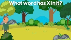 Phonics - sound of X. ESL videos for teachers. Instructional Video