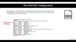 Linux PAM Security Administration - PAM File Configuration Format Instructional Video