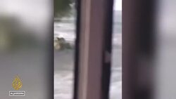 Tsunami waves crash ashore in Tonga after volcanic eruption News Clip