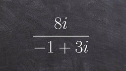 Dividing complex numbers by multiplying by the conjugate Instructional Video