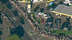 Queen Elizabeth II's Coffin leaving Edinburgh News Clip