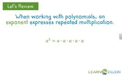 Multiplying Polynomials: Using the Distributive Property and Combining Like Terms Instructional Video