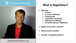 What is Negotiation Instructional Video