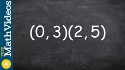 Learn to write the equation in slope intercept form & identify the slope & y intercept ex 1 Instructional Video