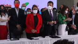 CLEAN : Honduras: Left-wing alliance led by Xiomara Castro to run in elections News Clip