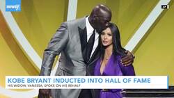 Kobe Bryant Posthumously Inducted Into Basketball Hall Of Fame News Clip