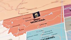 Montana from USA States Stock Footage