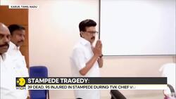 Tamil Nadu: 39 Dead, 95 Injured in Stampede During TVK Chief Vijay's Rally News Clip