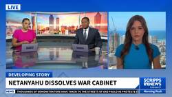 Israeli officials say Netanyahu has dissolved the War Cabinet News Clip