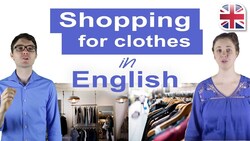 Clothes Shopping in English - Spoken English Lesson Instructional Video