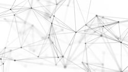 Abstract Digital Concept of Geometrical Figures Polygon Plexus Fractals Moving, Connecting and with Particles. Triangular Technological.Abstract Network Animation Loop background Stock Footage