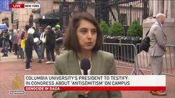 Columbia University protests: Crowds demand school cut ties with Israel News Clip