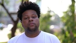 Portrait of Young Men Outdoors Stock Footage