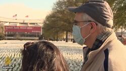 Humanising COVID stats: Art installation captures US death toll News Clip