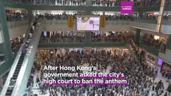 Thousands of Hong Kong citizens sing "Glory to Hong Kong" in huge show of solidarity News Clip