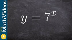 Determining the inverse of exponential and logarithmic functions ex 2, y = 7^x Instructional Video