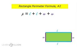 Analyzing the Formula for a Rectangle's Perimeter Using the Associative Property Instructional Video