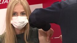 CLEAN : New Covid-19 vaccine hub opens in Termini train station in Rome News Clip