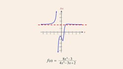 Algebra 93 - Rational Functions and Nonvertical Asymptotes Instructional Video