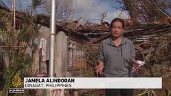 Typhoon Rai in Philippines: Death toll at least 375 as desperate survivors plead for supplies News Clip