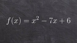Applying the diamond method to solve a quadratic equation when a=1 Instructional Video