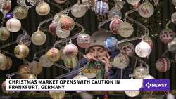 Christmas Markets Open With Caution In Frankfurt, Germany News Clip