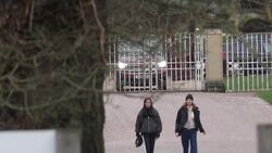 Cars depart from Andrew Mountbatten-Windsor's former home in Windsor Instructional Video