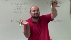 MASTER Evaluating the composition of two trig function using the inverse and triangles ex 1 Instructional Video