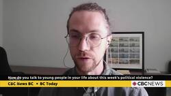 How do you talk to your children and students about this week's political violence? News Clip