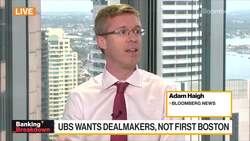 UBS Prefers to Take Credit Suisse Dealmakers to First Boston Plan News Clip